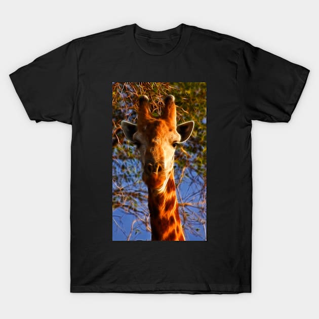 Kruger Giraffe T-Shirt by somadjinn